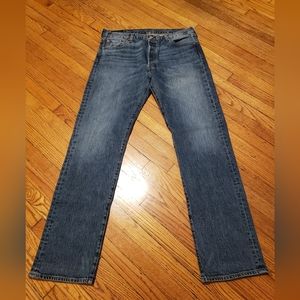Classic 501 Levi's Mens Blue Jeans Size 36/34